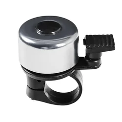 Alloy Bicycle Bell - Loud and Clear Sound Alarm (Silver)