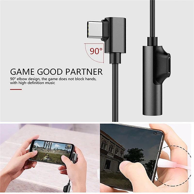USB C DAC Adapter type c to 3.5mm adapter,usb to 3.5mm adapter,type c aux adapter,audio earphone converter,type c to aux adapter,3.5mm audio adapter,audio headphone adapter 2 In 1 Type C To 3.5 Earphone for Xiaomi
