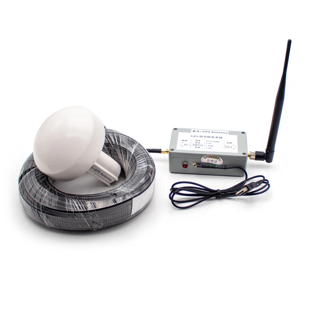 Indoor GPS Signal Repeater Verstärker Transfer L1 BD2 Full Kit Mit 15M