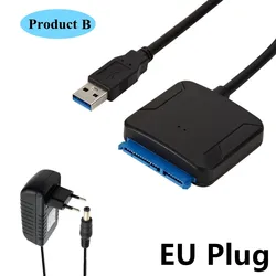 High-Speed USB 3.0 to SATA Adapter Cable - SATA III to USB 3.0 (Product B)