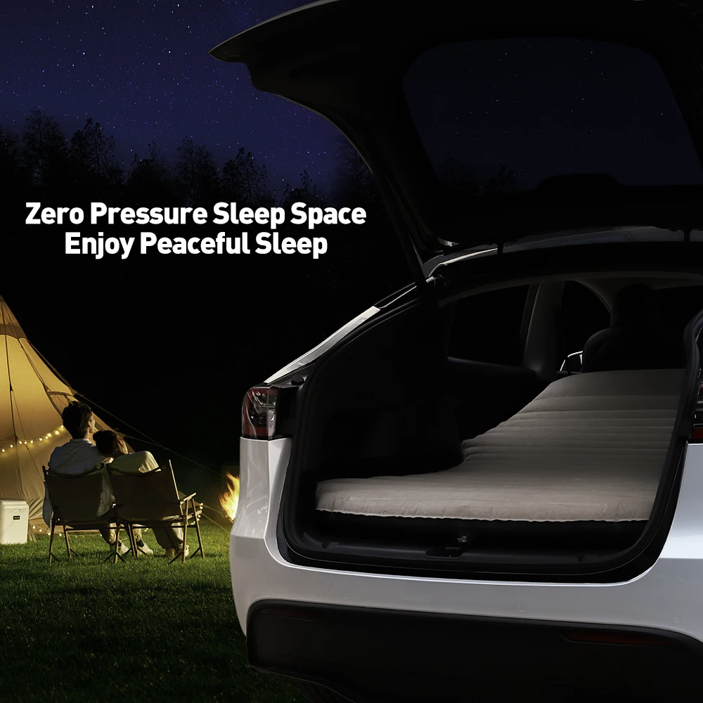 YZ For Tesla Model Y Automobile Air Mattress Self-Inflating Mattress Travel Sleeping Bed Tesla Car Inflatable Camping Inflatable Air Bed Car Sleeping Mattress Inflatable Camping Mattress Camping Mattress