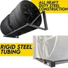 Adjustable Wall Mount Tire Storage Rack Heavy Duty Steel Construction Fits 4 Tires 32-48" Width 300 lbs Capacity Lightweight 4
