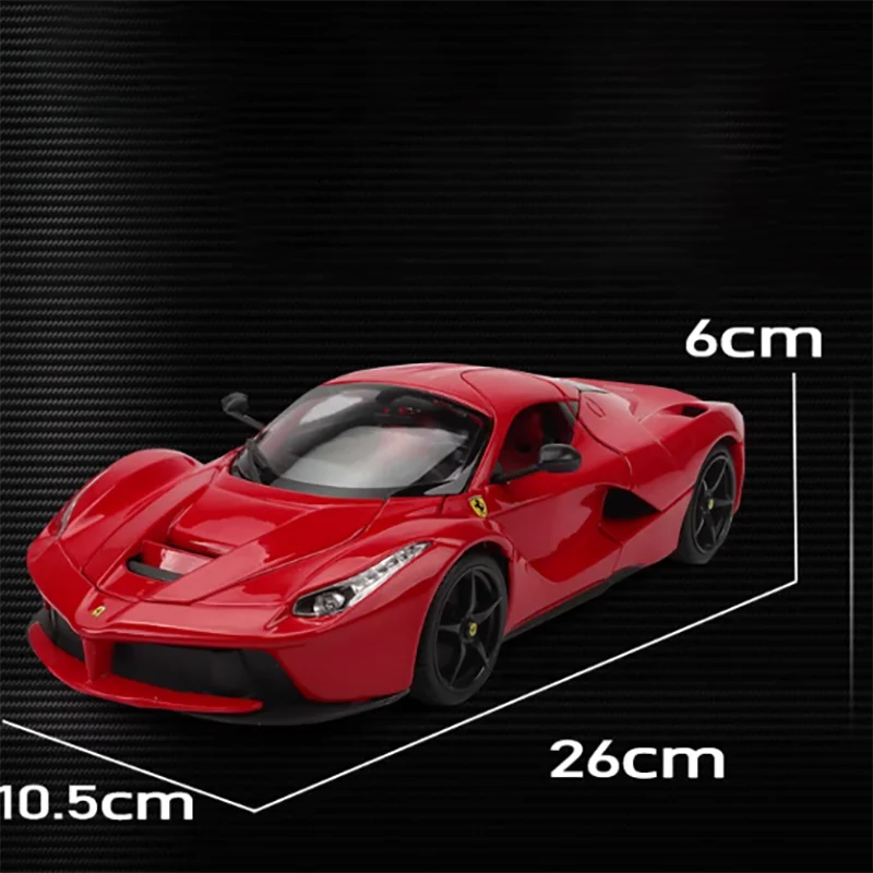 

Scale 1/18 Alloy Diecast Metal Red Ferrari Car Model Simulation Handicraft Adult Toy Decoration Collectibles Gift