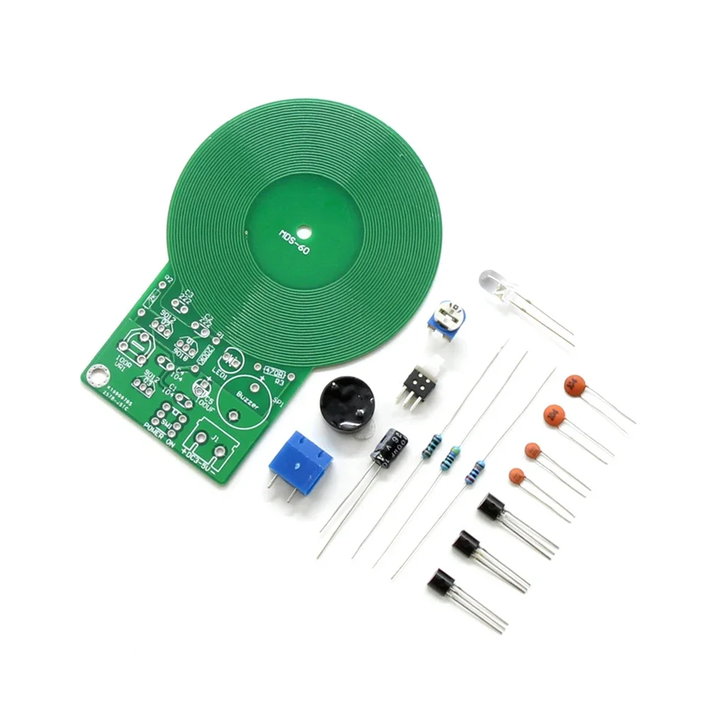전자 금속 탐지기 키트, 비접촉 센서 보드 모듈, 전자 부품, 금속 탐지기 DIY, DC 3V-5V