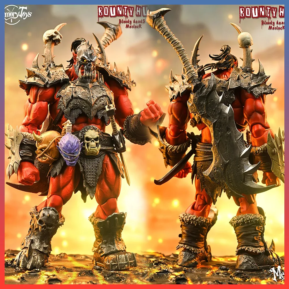 

Memory toys 1/12 Male Soldier Adventurer World Orc Warrior Bounty Hunter Morlock Full Set 6Inch Action Figure Movable Model Gift