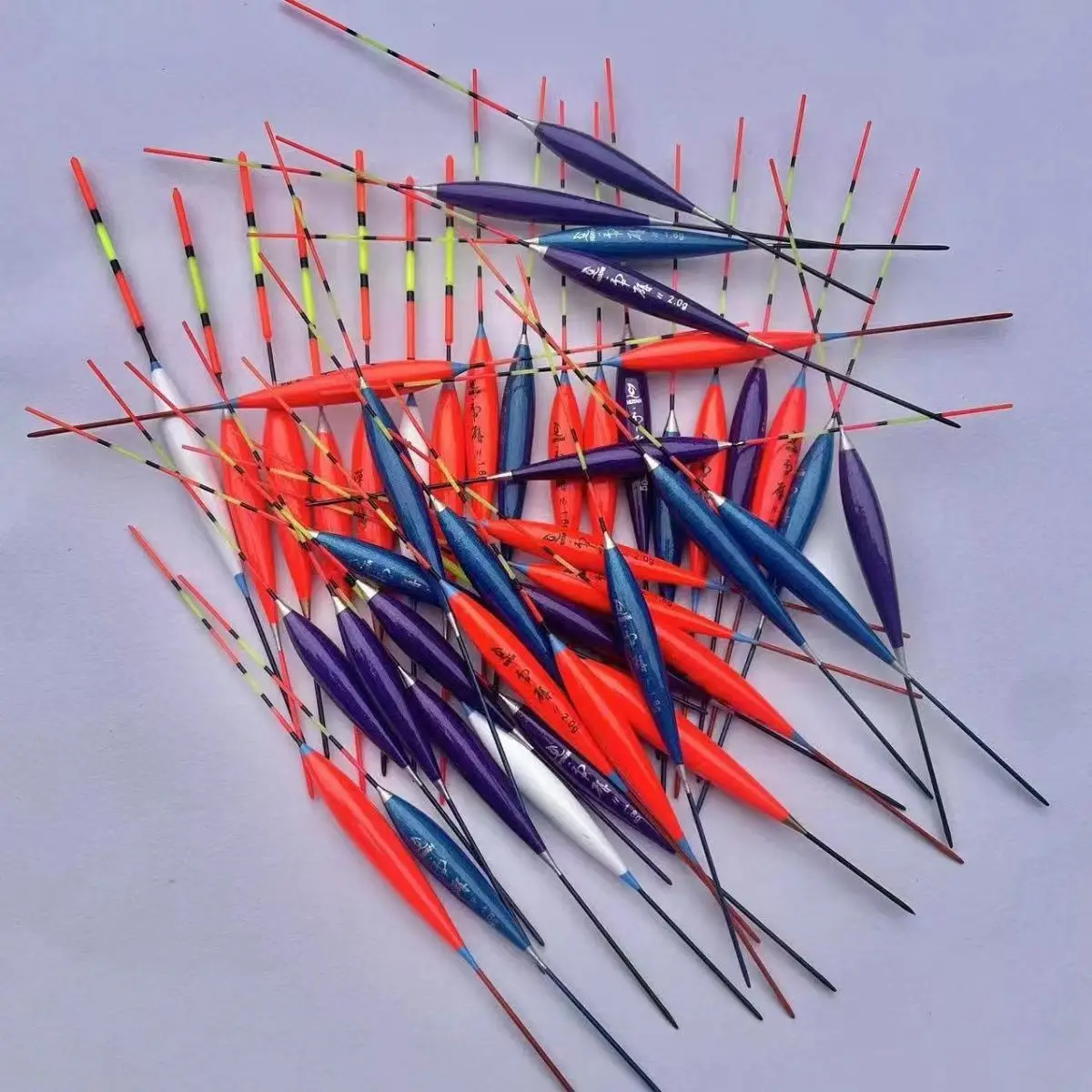 10pcs/Lot Fishing Floats Set Buoy Bobber Fishing Floats Random post Fluctuate Mix Size Color Float Buoy For Accessories