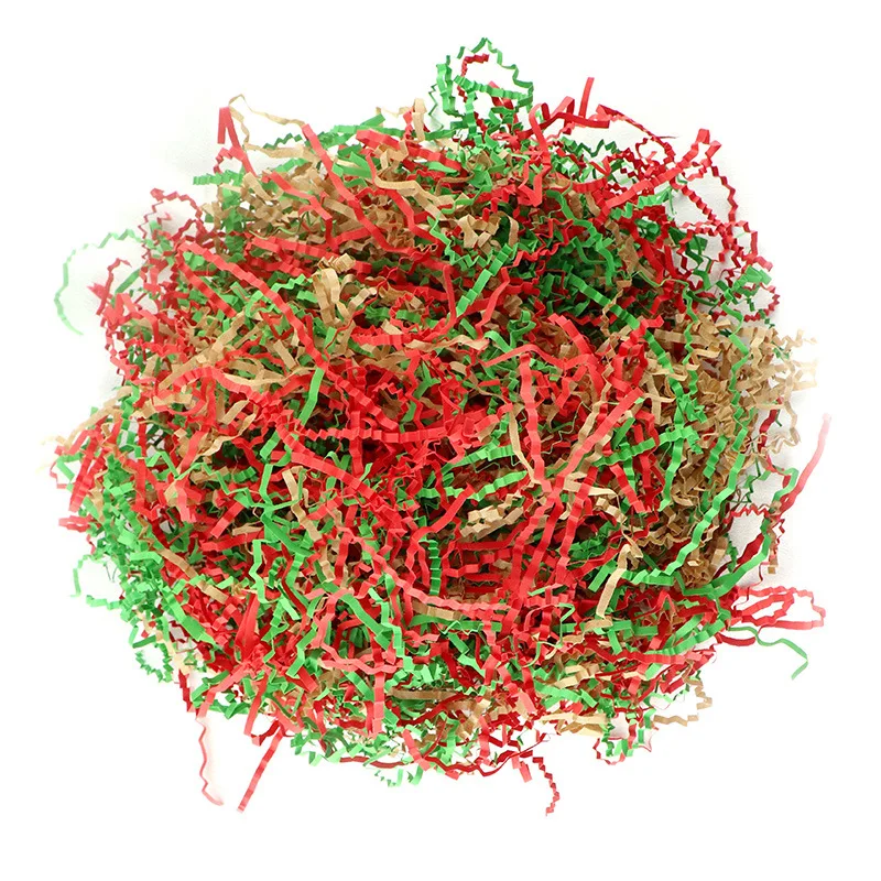 Radiant Rose Gold Metallic Glitter Raffia for Gift Box Filler and Craft Decor
