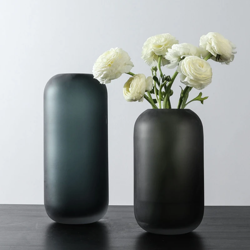 

Office Desk Minimalist Vases Modern Ikebana Dried Flowers Glass Vases Hydroponics Decoracion Nordica Luxury Home Decor YY50HP