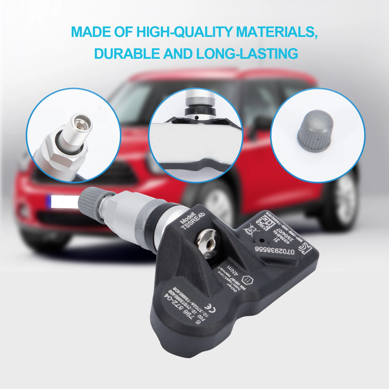 6798872 ڵ Ÿ̾ з  , TPMS 433MHz, BMW 5 6 7 X1 X3 X4 Z4 ̴ R57 ѽ̽ Ʈ 36106798872, 4PCs