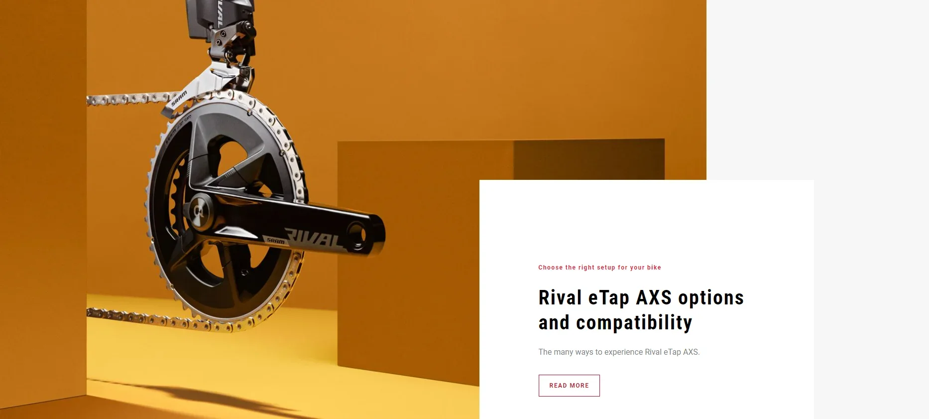 SRAM Rival eTap AXS HRD Wireless Electronic Shift-Brake System