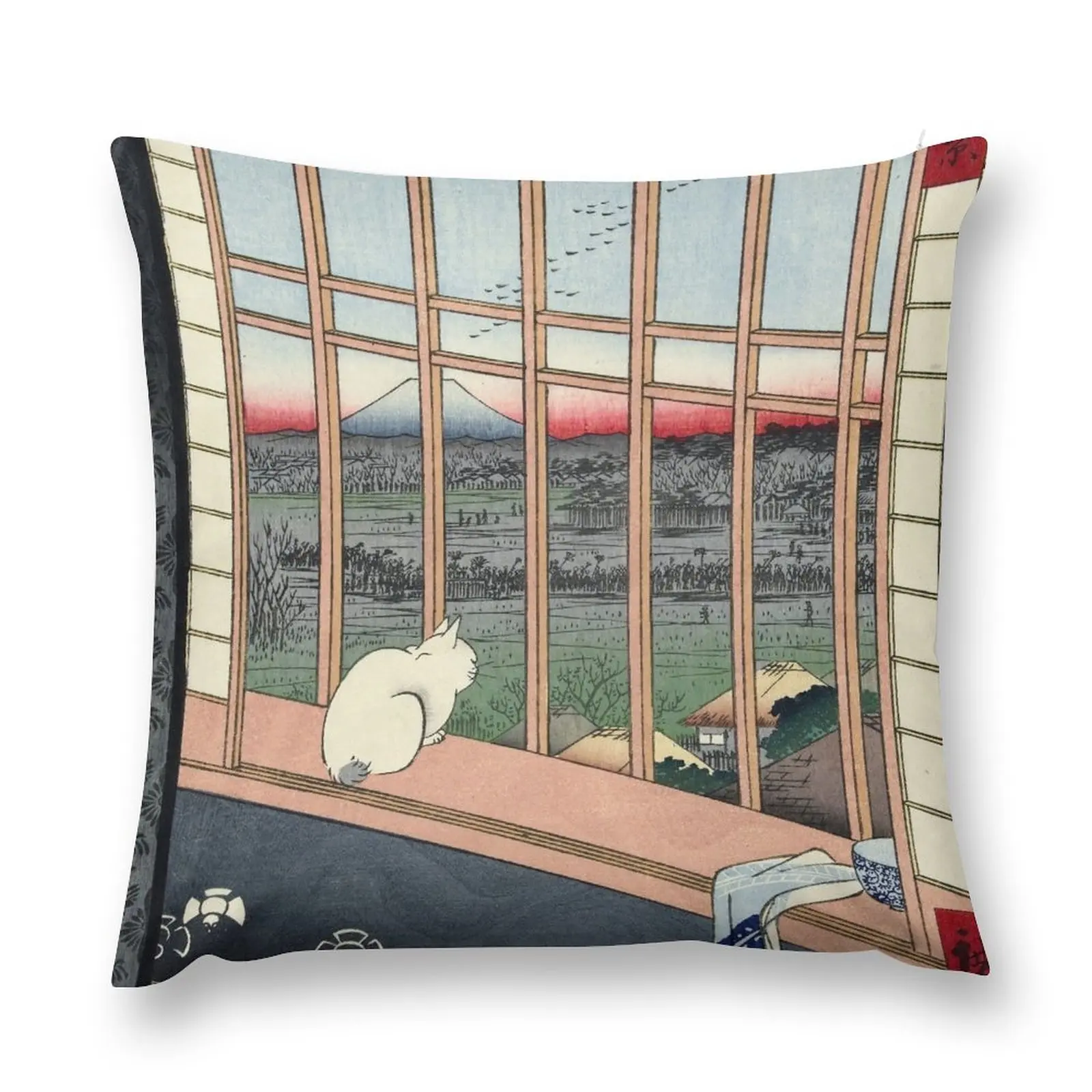 

Utagawa Hiroshige Japanese Woodblock Cat Print Throw Pillow Christmas Cushion For Home Pillow Cases Sofa Decorative Covers
