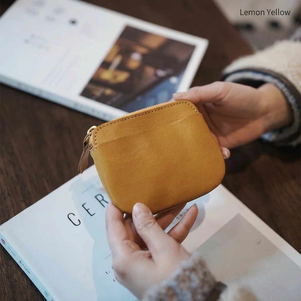 Compact PU Leather Card and Coin Pouch - Stylish Organizer