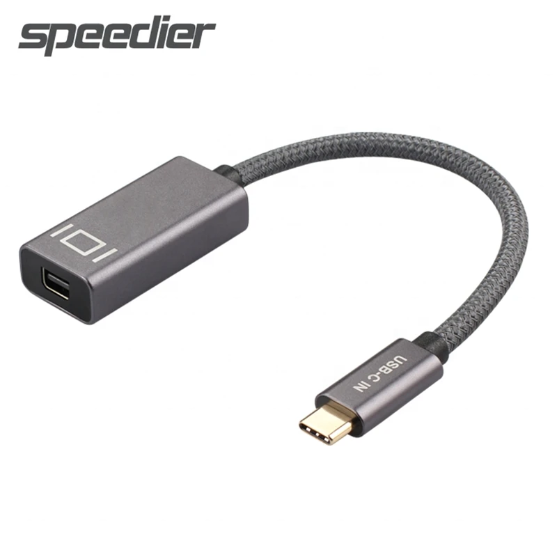 Nuovo Adattatore Da Usb Tipo C A Mini Displayport 4K @ 60Hz Usb-C Maschio A Mini Display Port Convertitore Mdp Femmina Tb3 Per Il Nuovo Macbook Air