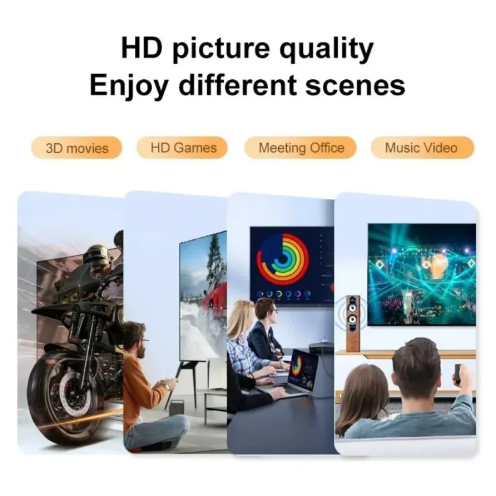 1.5M/3M Plated Plug 4K 1080P hdmi-compatible Extension Cable Male to Female For hdmi Data Cable 3D 60Hz Video HDR for TV Monitor