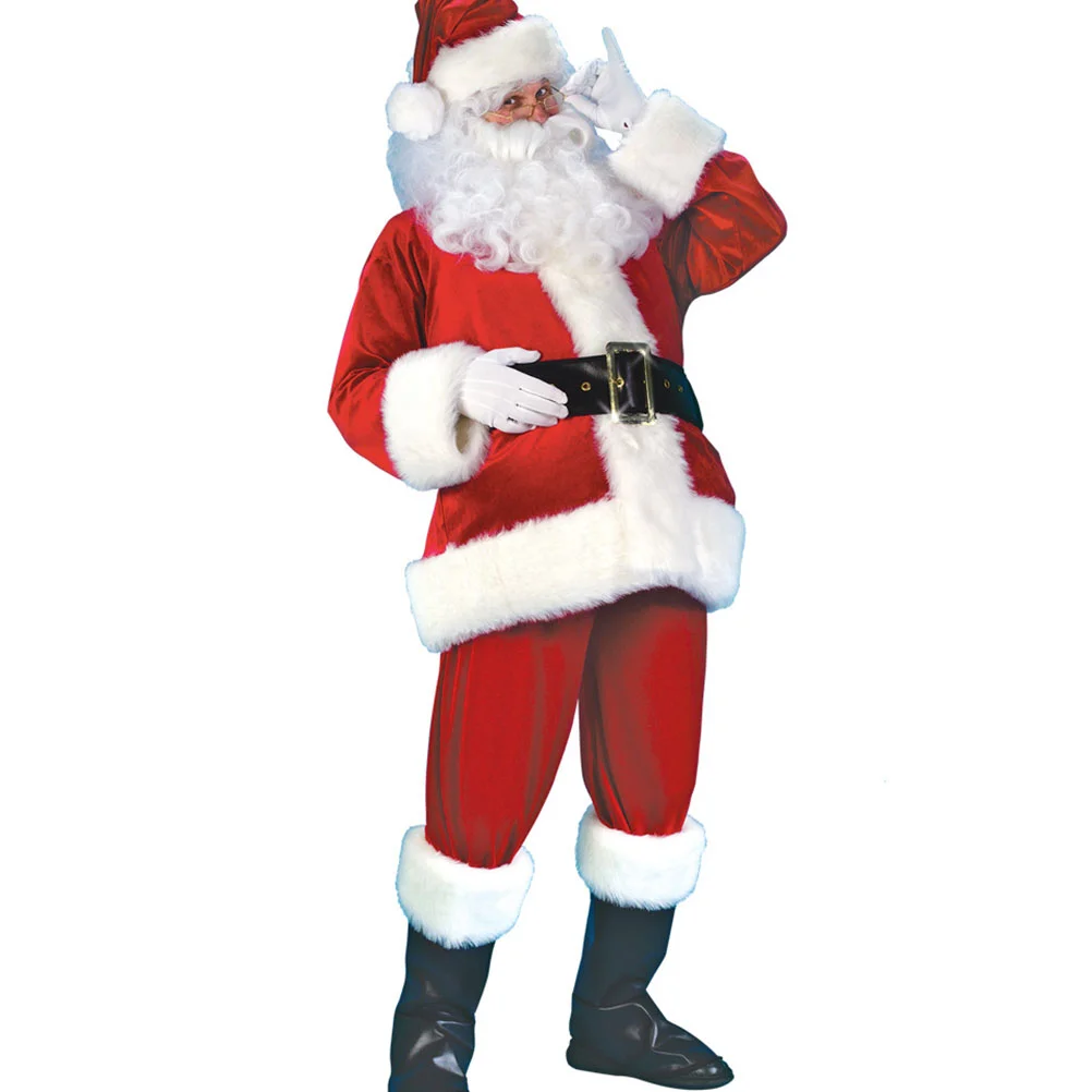 Inflatable Santa Fake Belly Christmas Costumes Accessories Santa Claus Props Xmas Party Supplies Cosplay Costumes