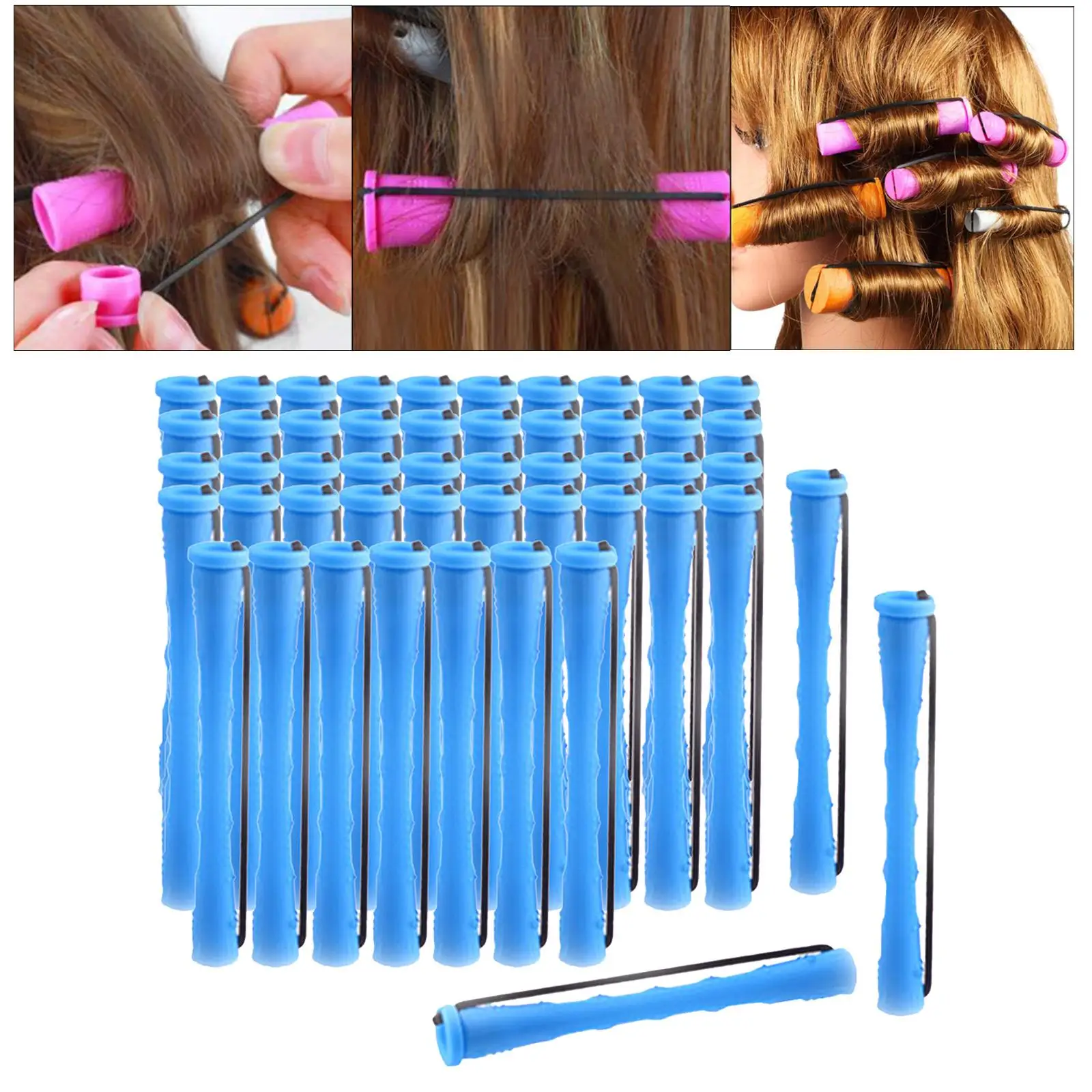 Perm Rodsing Hair No Non Small Medium Large Size Naturaly Wavy Rod Women Hair Styling Girls hair styling tool hair curling tools