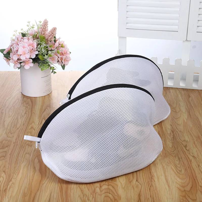 Wash Bag Padded Net Laundry Shoes Protector Polyester Washing Shoes Machine Friendly Laundry Bag Drying Shoe Net Bags