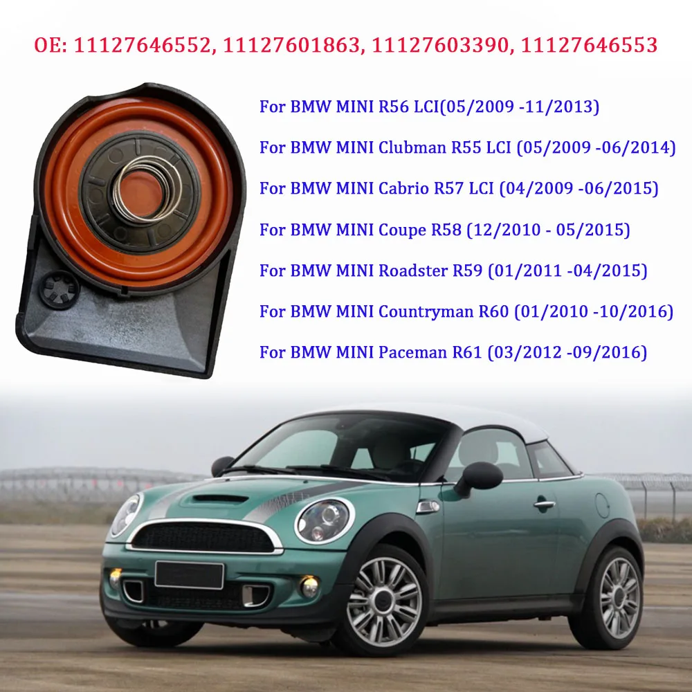 BMW Mini Cooper PCV Valve Cover Kit: A Complete Repair Solution for R55 ...