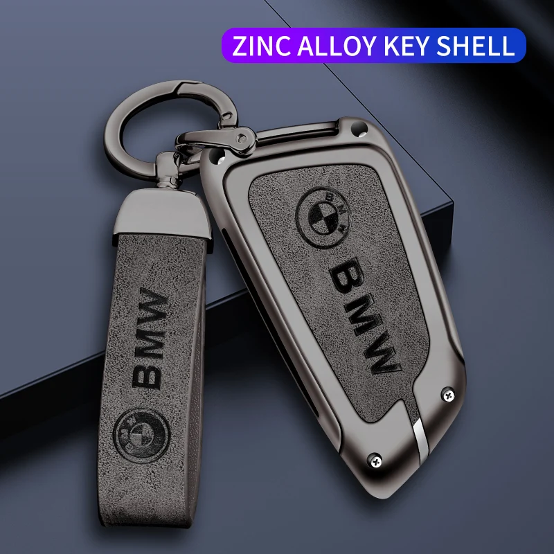Funda De Llavero De Metal OLLEN Para BMW Serie 5 Y 7 2023-2026 - Color Verde | Protección Y Estilo