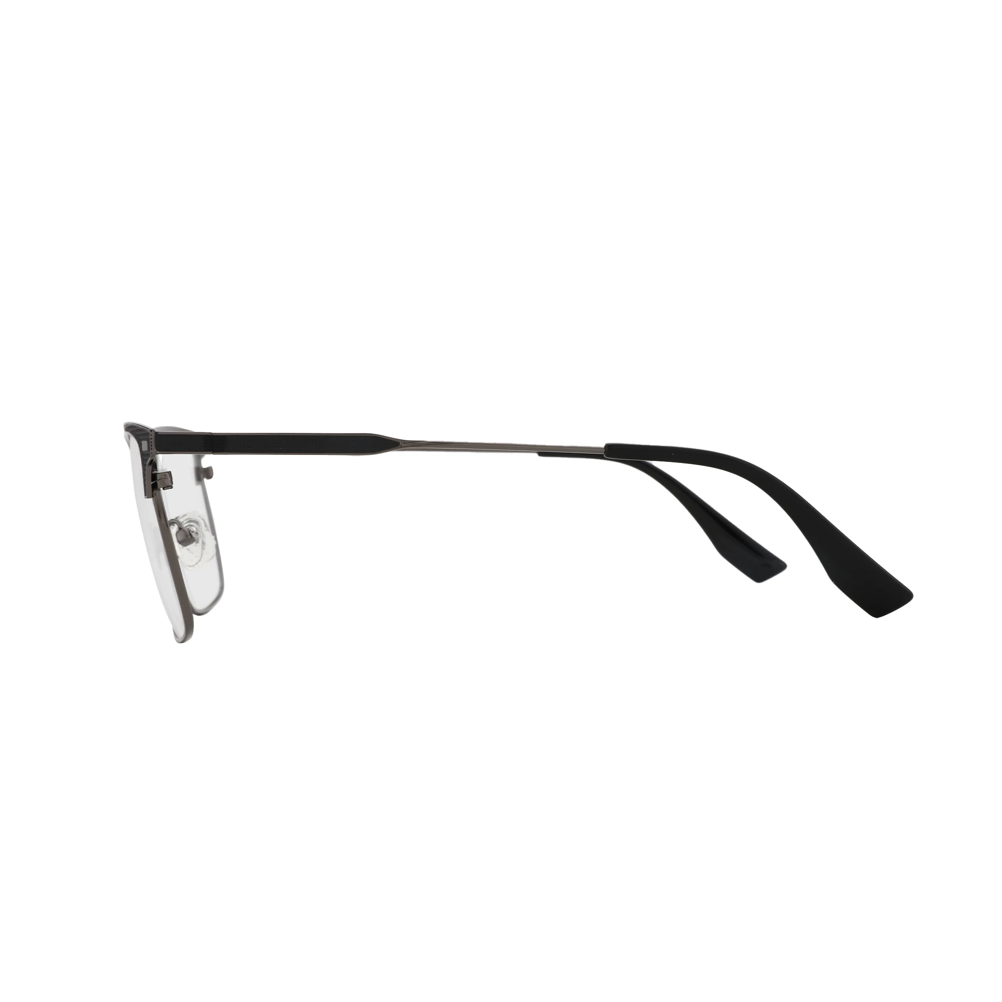 ZENOTTIC (L-Größe) Mode Halbrahmen Progressive Brillen Metale Myopie Brillen Quadratische optische Brillen für Männer ﻿ – Detail 9