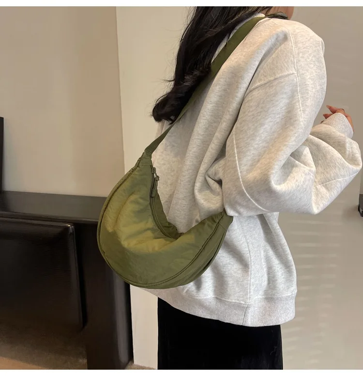 DIHKLCIO Nylon Crossbody Bags for Women Purses and Handbags