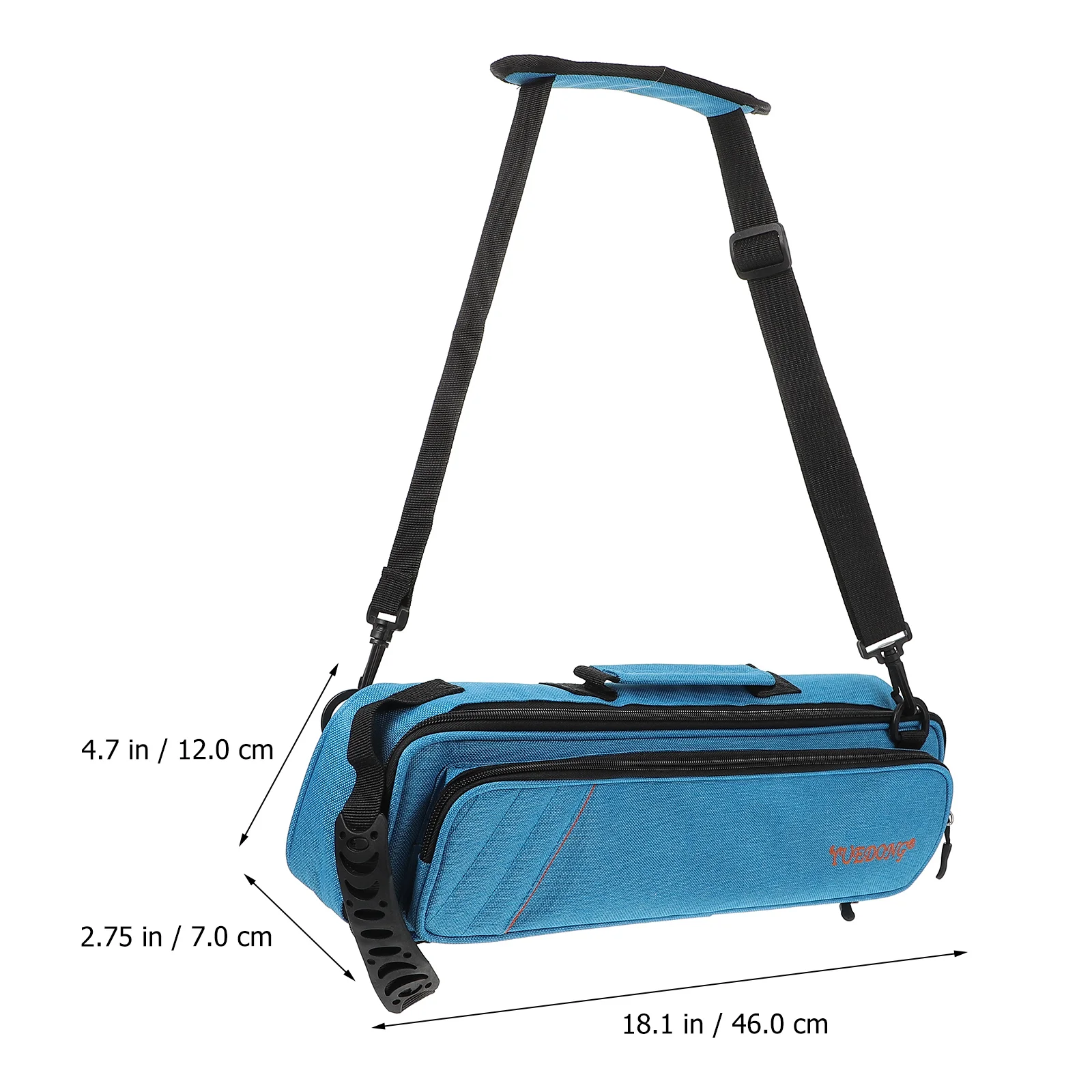 

1Pc Flute Bag Wind Instrument Protection Box Oxford Cloth Storage Box for Flute (Sky-blue)