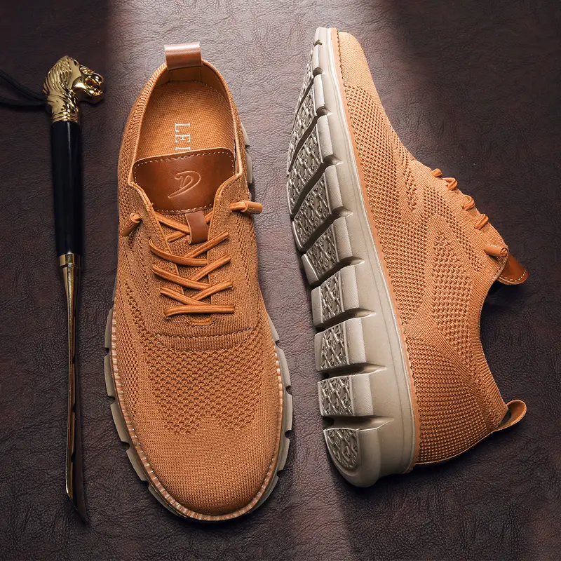 Men Casual Shoes Breeze Stylish Oxfords Fashion Formal Business Urban Breathable Shoes for Male Non Slip Dress Sneakers for Man - Image 2