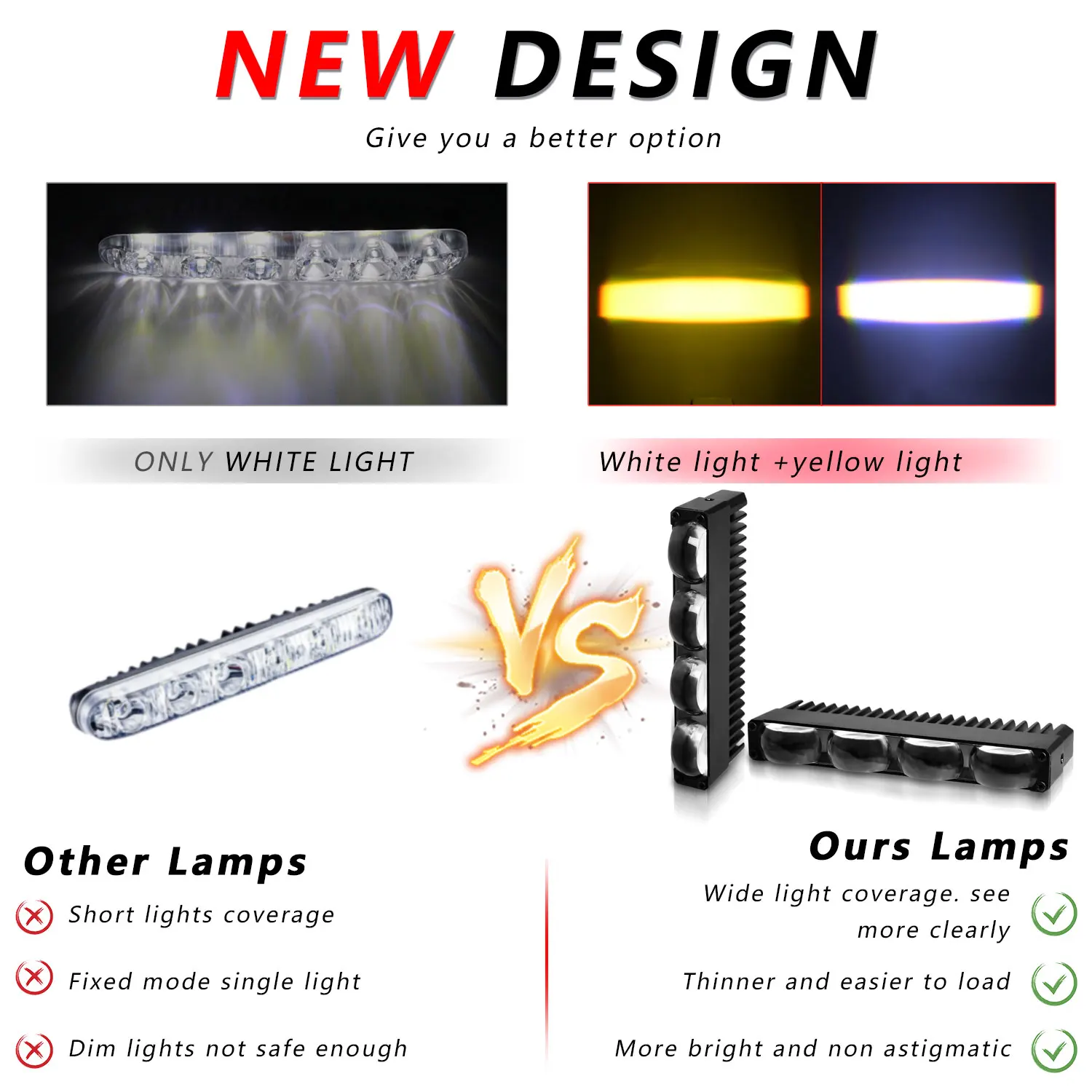 4/5/6inch Auto Work Light Bar Explorer Super Brighter Lamp Driving Lights Motorc