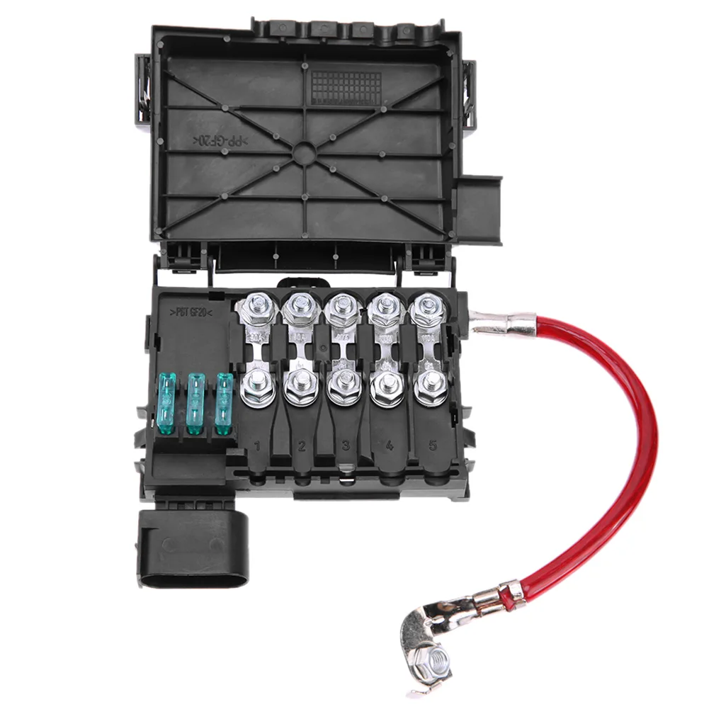 Car Accessories Battery Fuse Box Assembly for Golf 4 MK4 Bora A3 S3 Octavia Seat Leon Toledo 1J0937617D 1J0 937 550 A fuse box