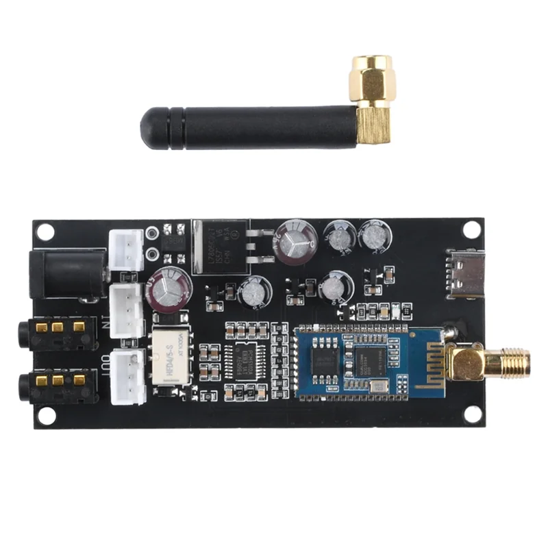 AA60-QCC3034 Bluetooth 5.1 APTX APTX-HD 무손실 디코딩 지원을 갖춘 수정된 증폭기 오디오 DIY 보드