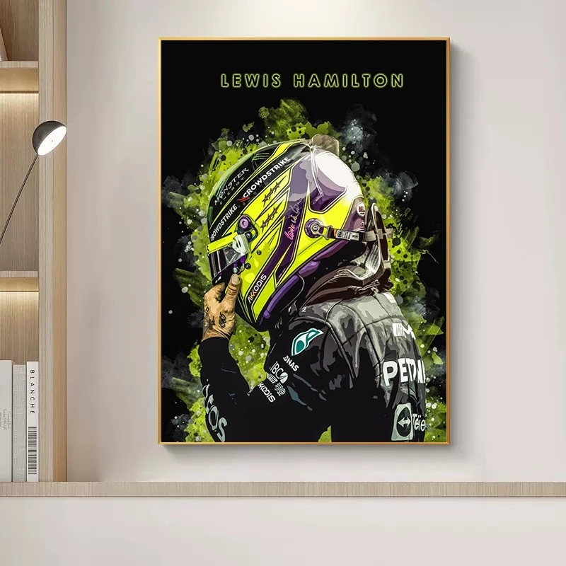 Affiche F1 Poster De Formule De Pièces De Course F1