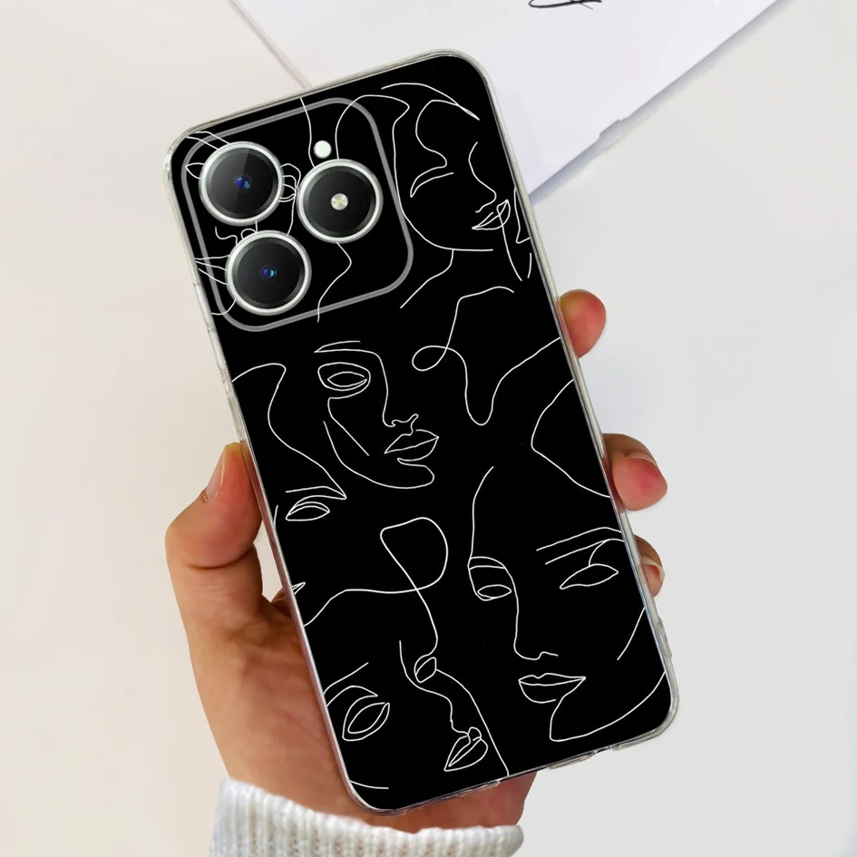 Cute Love Heart Soft Clear Silicone Protective Phone Case