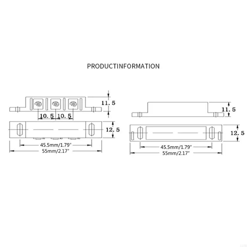 12PD Convenient Door ABS Sesor for Window & Door Security System