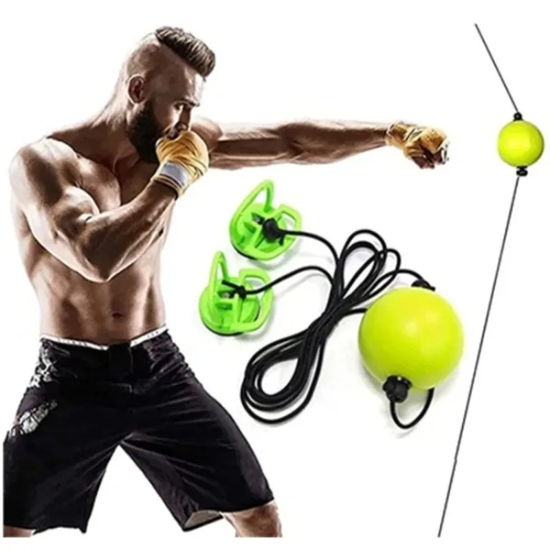 Speed Punch Ball Suction Cup Suspension Boxing Speed Balls Double End Training Exercise Adjustable Boxing Ball End Punching Bag