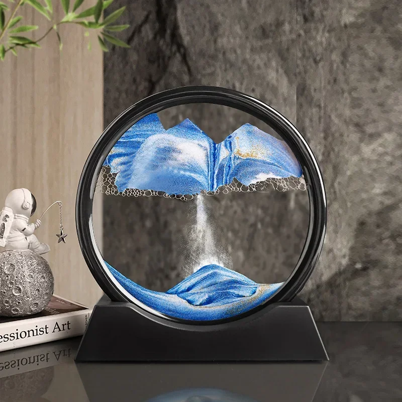 

Creative quicksand painting decorations, living room TV cabinets, wine cabinets, light luxury home decorations, hourglass gifts