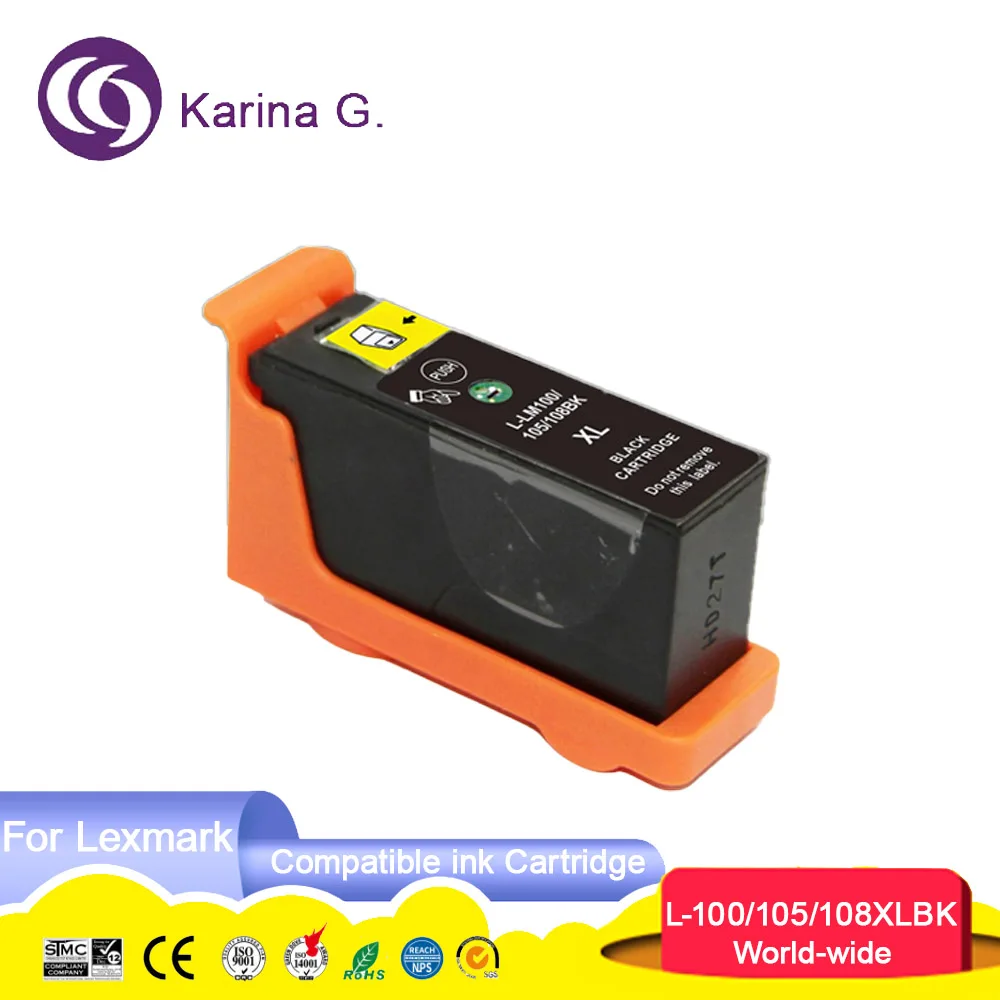 100XL 100 105 108 LM100/105/108XL LM100/108XL Premium Color Compatible Ink Cartr