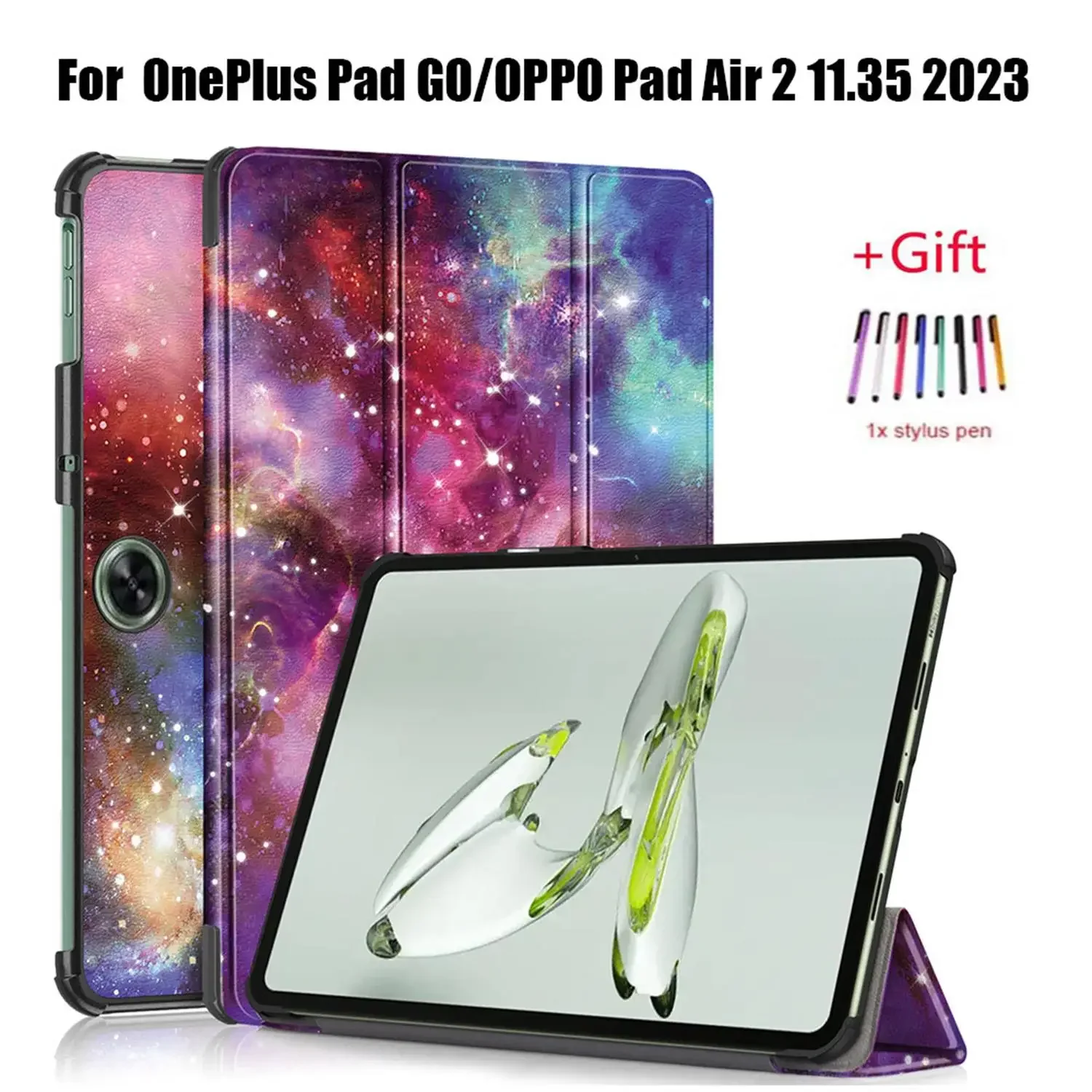 Per Oneplus Pad Go 2023 11.35 Pollici Oneplus Pad 11.6 Custodia Pieghevole Supporto Folio Tablet Per Oppo Pad Air 2 Cover Con Auto Sleep/Wake