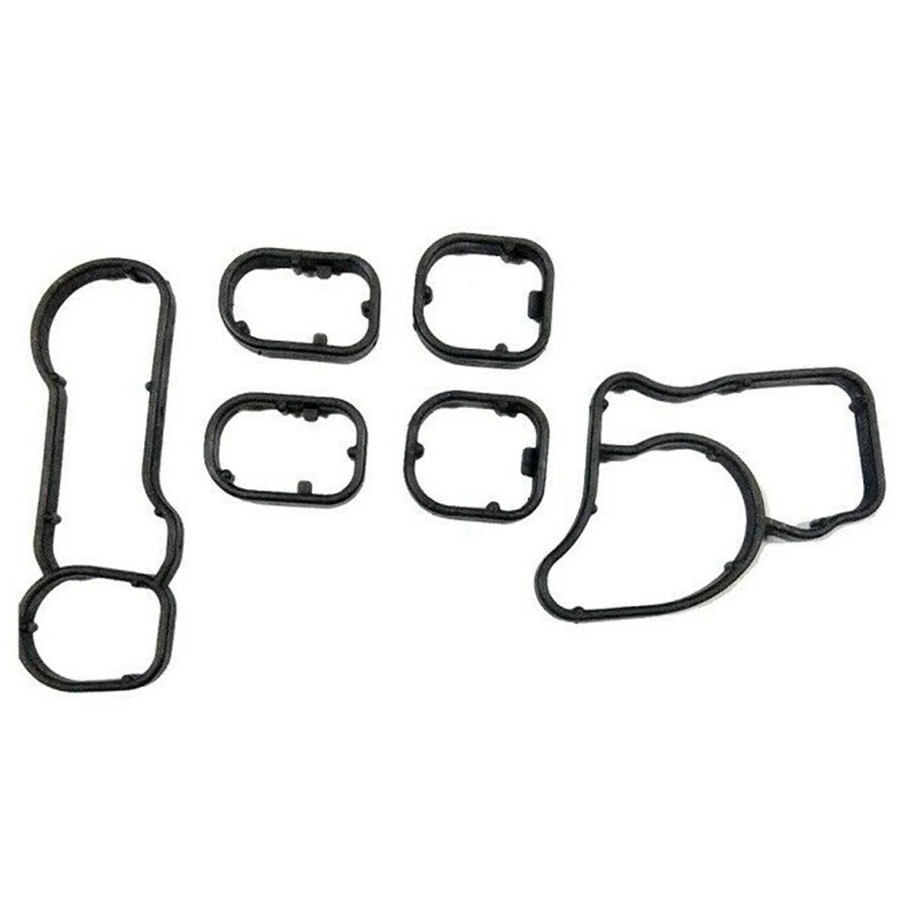 

Brand New Durable High Quality Hot Useful Gasket Housing Engine Oil Filter Oil Cooler Plastic Replacement 8pcs