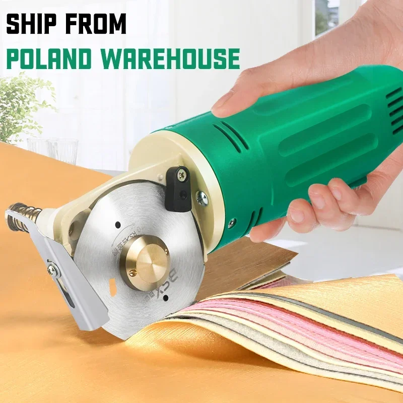 

Электрические ножницы для пошива 220 В/110 в инструменты для резки ткани Электрический Резак для кожи ткани лезвие электроинструменты пилы для резки