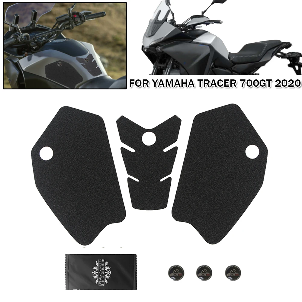 Non-slip Side Fuel Tank Protection Pad For Yamaha Tracer 700GT 700 GT Tracer 700 2020 Motorcycle 3D PVC Waterproof Sticker Decal