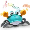 Sensing Crawling Crab Tummy Time Baby Toys Interactive Walking Dancing Toy with Music Sounds & Lights, Infant Fun Birthday Gift 1