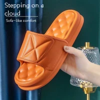 Women Thick Platform Cloud Slippers Summer Beach EVA Soft Sole Slide Sandals Leisure Men Ladies Indoor Bathroom Anti-slip Shoes 1