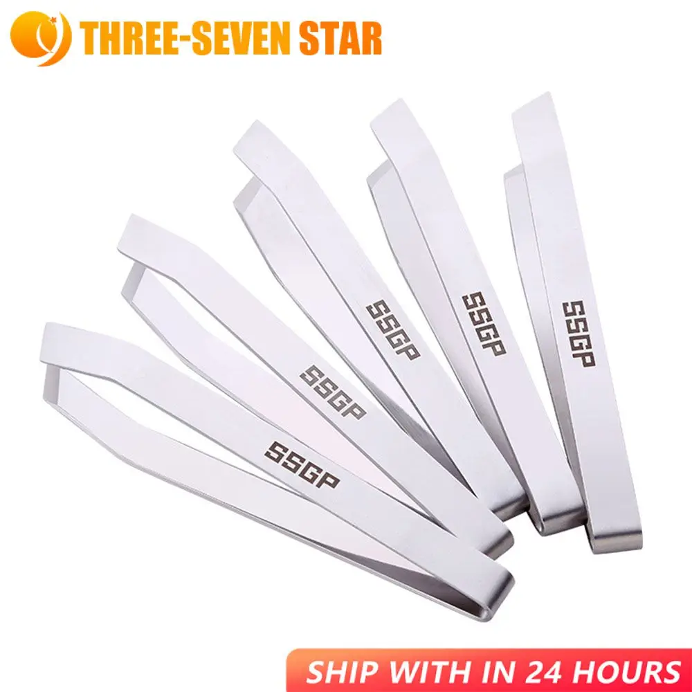 Pig Fur Hair Pliers Fish Meat Bone Clip 304 Stainless Steel Flat Mouth Tweezers Feather Removal Household Kitchen Cooking Gadget food tongs
