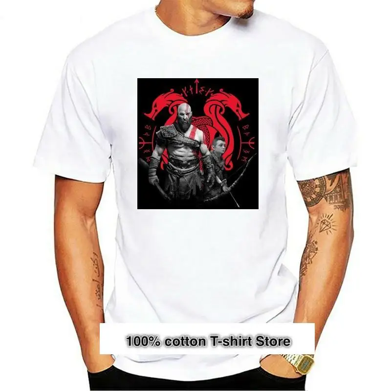 Camiseta De God Of War Para Hombre, Camisa Geek Para Jugadores, Kratos, Gralfico, Fitness, God Of War 4, 2018