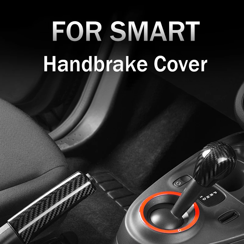 

For Smart Fortwo Forfour 453 2022 2021 2020 2019 2018 2017 2016 2015 Gear Shift Collars Cover Handbrake Grip Leather Sleeve
