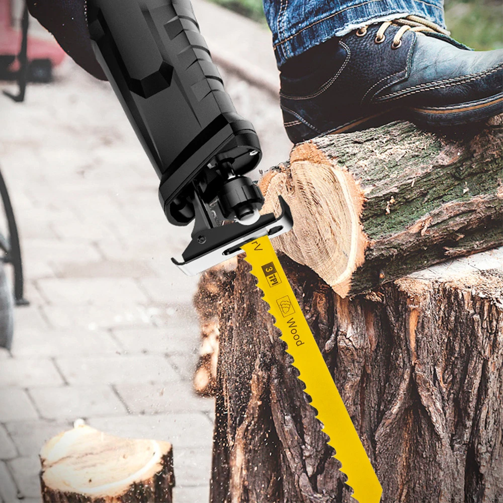 36pcs Reciprocating Saw Blades Pruning Saw Handsaw Multi Saw Blade For Cutting Wood Metal PVC Tube Power Tools Accessories 3