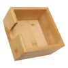 Square Bamboo Tissue Box Household Napkin Case Kitchen Paper Holder Living Room Wipes Dispenser Home Storage ganization 5