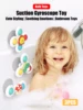 3Pcs/Set Suction Cup Spinning Cartoon Animal Spinner Toys Kids Window Baby High Chair Table Travel Bath Toy for Children Gift 2