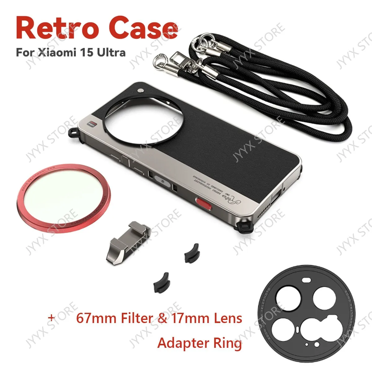 Xiaomi 15 Ultra用フォトグラフィキット、ファッションキット Retro