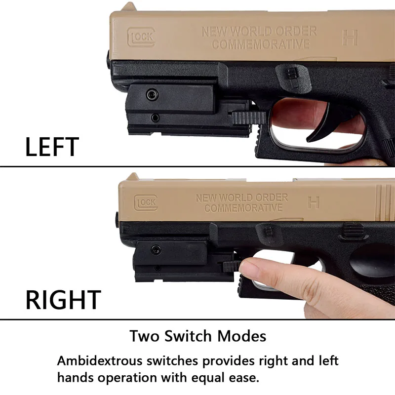 USB Charging Laser Sight Pointer Airsoft Power Pistol Laser For 11mm 20mm Rail Glock 17 19 Rechargeable Gun laser sight